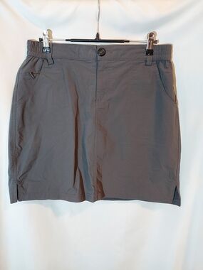 Willit Women’s Gray Activewear Skort with Elastic Waist